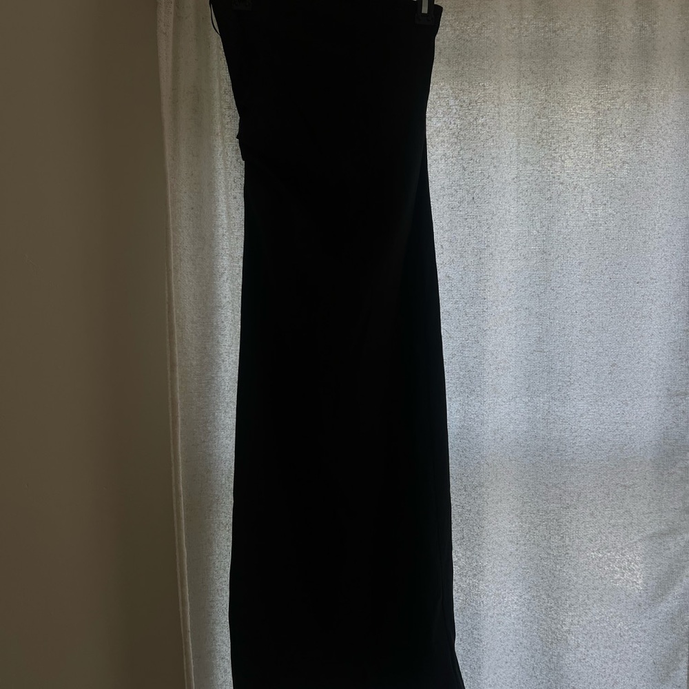 Zara Elegant Black Dress with Slit in back